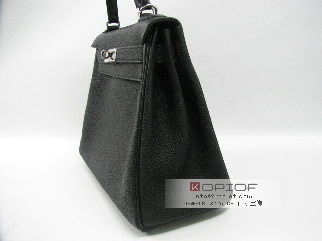 エルメス ケリー スーパーコピー28 トゴ ブラック(シルバー金具)